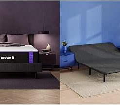 Nectar Full Classic Adjustable Base & 13” Mattress - Head & Foot Incline - Medium Firm Gel Memory Foam - Cooling Tech - Wireless Remote with Memory - 365-Night Mattress Trial & Forever Warranty