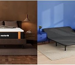 Nectar Full Classic Adjustable Base & 14” Mattress - Head & Foot Incline - Medium Firm Gel Memory Foam - Cooling Tech - Wireless Remote with Memory - 365-Night Mattress Trial & Forever Warranty