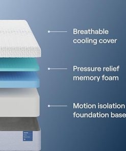 Nectar Classic 12” Queen Mattress – Medium Firm – Contouring Memory Foam – Cooling Top Layer – Support & Pressure-Relief – Mattress in a Box – 365-Night Trial & Forever Warranty 2