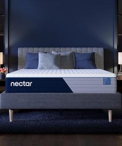 Nectar Classic Hybrid 12” Queen Mattress - Medium Firm - Memory Foam & Innerspring Coils - Cooling Top Layer - Pressure-Relief - Mattress in a Box - 365-Night Trial & Forever Warranty