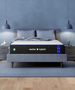 Nectar Hybrid Full Mattress 12 Inch - Medium Firm Gel Memory Foam - Steel Springs - Cooling Technology - 365-Night Trial - Forever Warranty